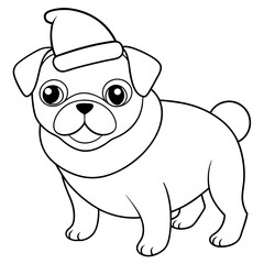 Adorable pets animal for coloring pages