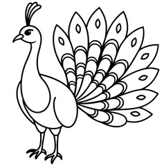 Fototapeta premium Adorable pets animal for coloring pages