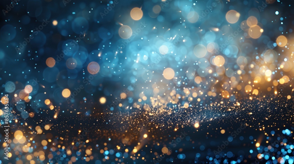 Poster the image is a colorful and vibrant display of light and sparkles