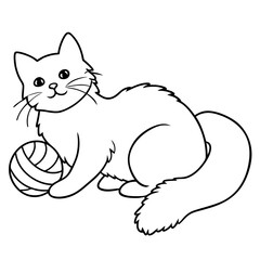 Adorable pets animal for coloring pages