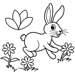 Fototapeta premium Adorable pets animal for coloring pages