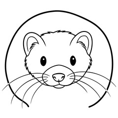 Adorable pets animal for coloring pages