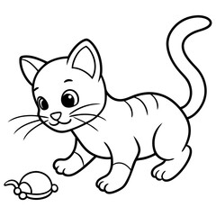 Adorable pets animal for coloring pages