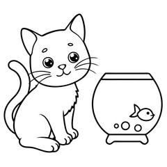 Adorable pets animal for coloring pages