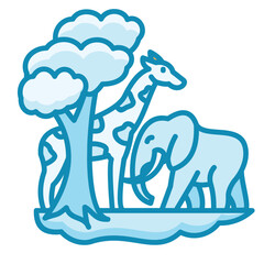 Serengeti National Park Icon