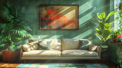 Comfortable living room environment