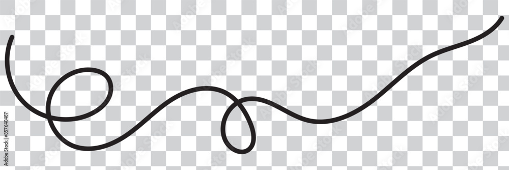 Poster wavy line pattern with curvy abstract squiggles in a psychedelic wiggle design.