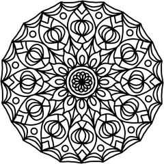 Easy handdraw mandala