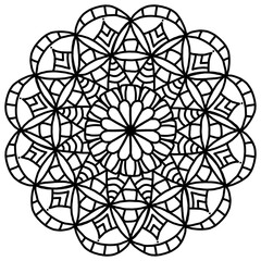 Easy handdraw mandala