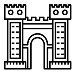 Obraz premium Ancient City Of Babylon Icon