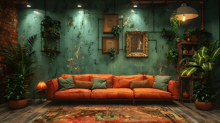 Comfortable living room environment
