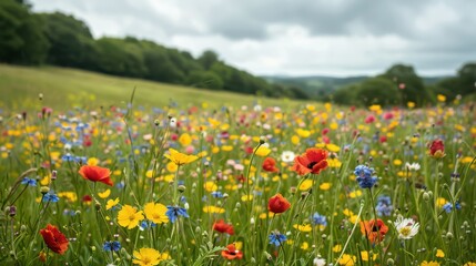 Obraz premium beauty of wildflower in urban and rural landscapes