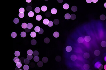 Abstract defocused bokeh lights background.