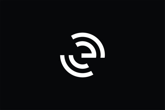 letter E wifi signals logo, letter E infinity icon logo, letter C wifi symbol element,  mobile logo, wireless icon, wifi, radar wave, s security logo