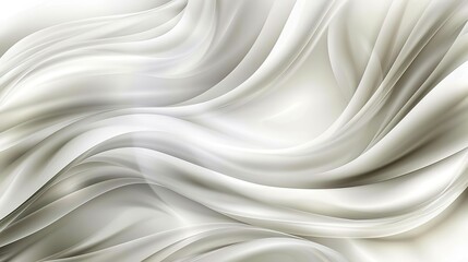 Obraz premium Elegant gradient with soft gray tones on white background, creating depth and movement, ideal for sophisticated business and professional designs, featuring sleek, modern aesthetics, clean lines, and 