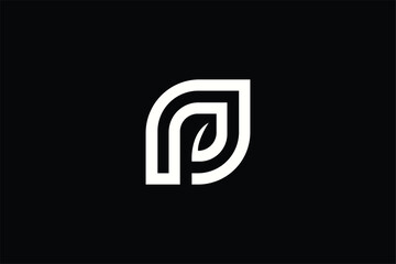 letter P leaf icon logo, letter P leaf icon fashion and beauty logo, letter p diamond icon logo