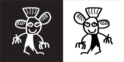  IIlustration Vector graphics of Bitsbats icon