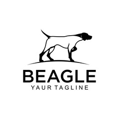 Dog Vector Icon Illustration. beagle dog for animal lovers and pet business