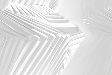 White Minimalist Abstract Background created with Generative AI