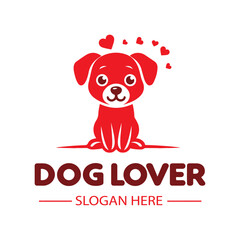 Dog logo and t-shirt design, plus any brand design, vector illustration file.