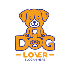 Dog logo and t-shirt design, plus any brand design, vector illustration file.
