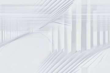 Obraz premium White Minimalist Abstract Background created with Generative AI