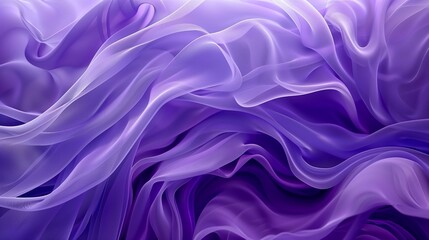 Obraz premium Abstract wave patterns in shades of purple and indigo, fluid and calming.