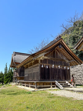 縁結びの神議の場となる出雲大社の上宮の風景