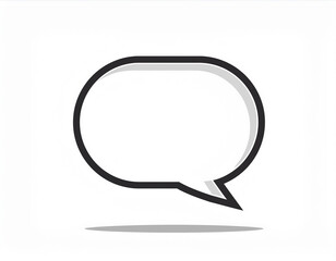 Fototapeta premium 吹き出しのイラスト,Generative AI AI画像