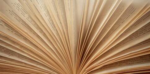 Serene Pages. Tranquil Book Pages Texture Concept