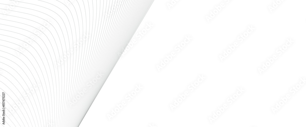 Poster vector abstract wavy lines on transparent background with wavy stripes of the pattern of black lines