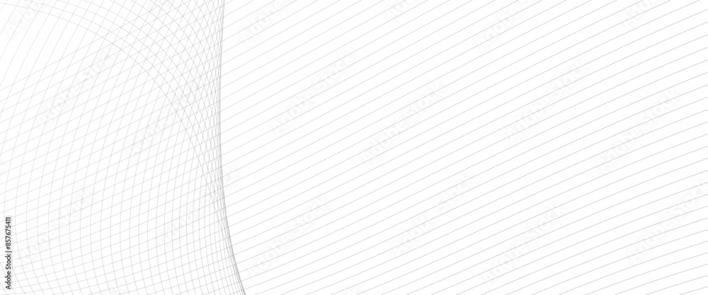 Poster vector abstract wavy lines on transparent background with wavy stripes of the pattern of black lines