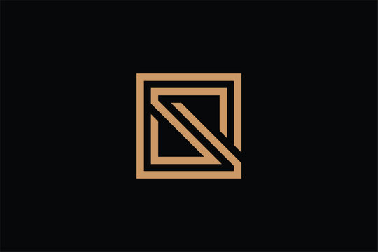 letter SS SZ lineart iconic logo, letter GS Sg lineart logo, letter S arrow logo