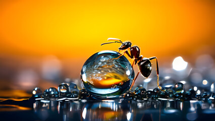 Fototapeta premium Macro Wonders: Lance-Style High-Detail Imagery of Nature's Intricacies