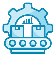 Fototapeta premium Lean Manufacturing Icon