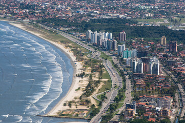 Caraguatatuba vista do morro.