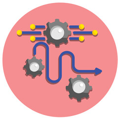 Obraz premium Streamlining Icon