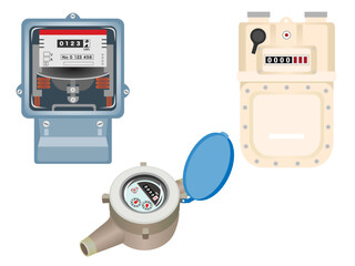 電気・水道・ガスメーター