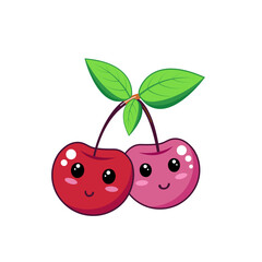 Cherry on a light background.