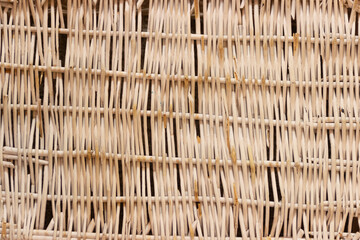 Basket weaving, woven pattern from waistcoat
