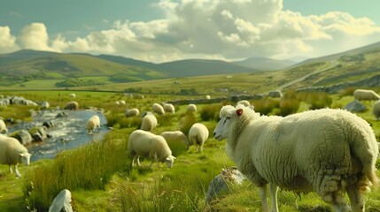 sheep in the field, sheeps, sheeps on nature, nature, sheep.