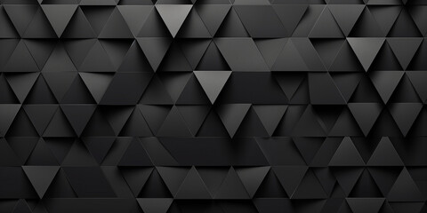 Schwarze geometrische Formen als Werbebanner