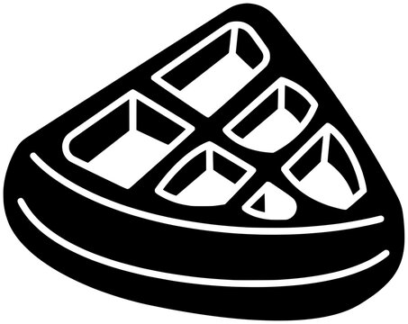 recommend clip art: dessert illustration sweet silhouette food logo cafe icon waffles outline waffle breakfast chocolate dish snack cream pastry bake homemade shape crispy meal fruit for vector graphic background