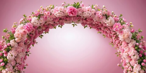 Blossom arch made of pink flowers, blossom, arch, pink, flowers, nature, spring, garden, romantic, breathtaking, scenic, isolated, botanical, vibrant, beauty, background, park, floral