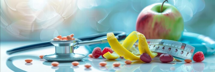 Obraz premium Obesity is a chronic complex disease defined by excessive fat deposits that can impair health. Obesity can lead to increased risk of type 2 diabetes and heart disease.