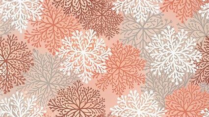 A light pale vector backdrop, where abstract white and grey patterns interplay with radiant coral pink hues, offering a harmonious and aesthetically pleasing digital canvas.