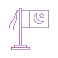 flag icon with white background vector stock illustration