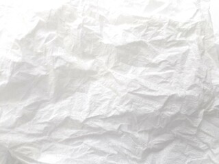 abstract crumpled white tissue photo background