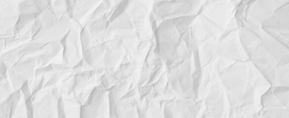 white crumpled paper