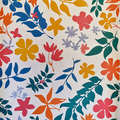 Obraz premium Rendered photos of drawn pattern on a white background made with generative AI